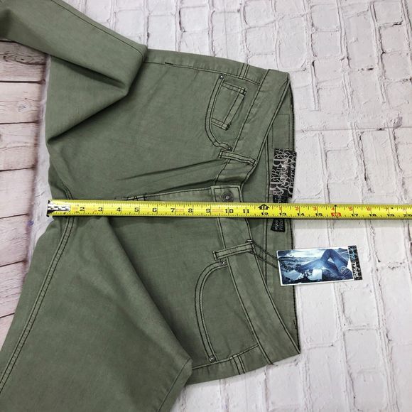 NWT Royal Blue Women Sofia Jeans Size 15 X 32 Olive Green Denim B209 -28 - Picture 4 of 16